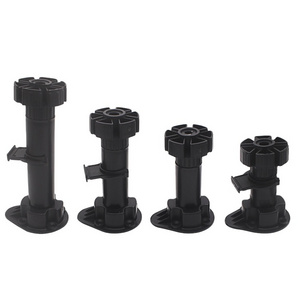 3.2/4/4.8/6 inch Adjustable Leveling Feet Leveling Feet Black Kitchen Cabinet Plastic Furniture Leg Black for Cabinet