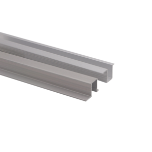 0.7/0.9mm thickness U Shape Aluminum Track for Furniture Cabinet Sliding Door/Aluminum Wardrobe Sliding Door Roller Track