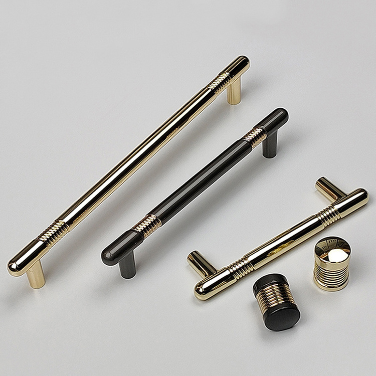 96/128/192mm Furniture Hardware Fancy New Cabinet Handles Zinc Alloy Gold Black Kitchen Drawer Pulls