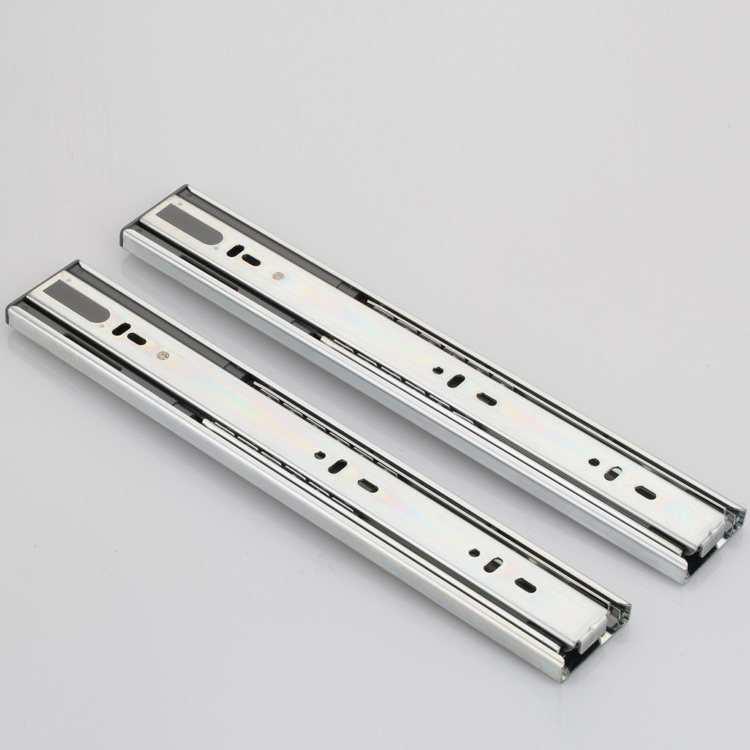 250mm-500mm Drawer Rail Telescopic Slide Furniture Ball Kitchen Cabinet Drawer Slides 4515 Full Extension Metal 80 Pair