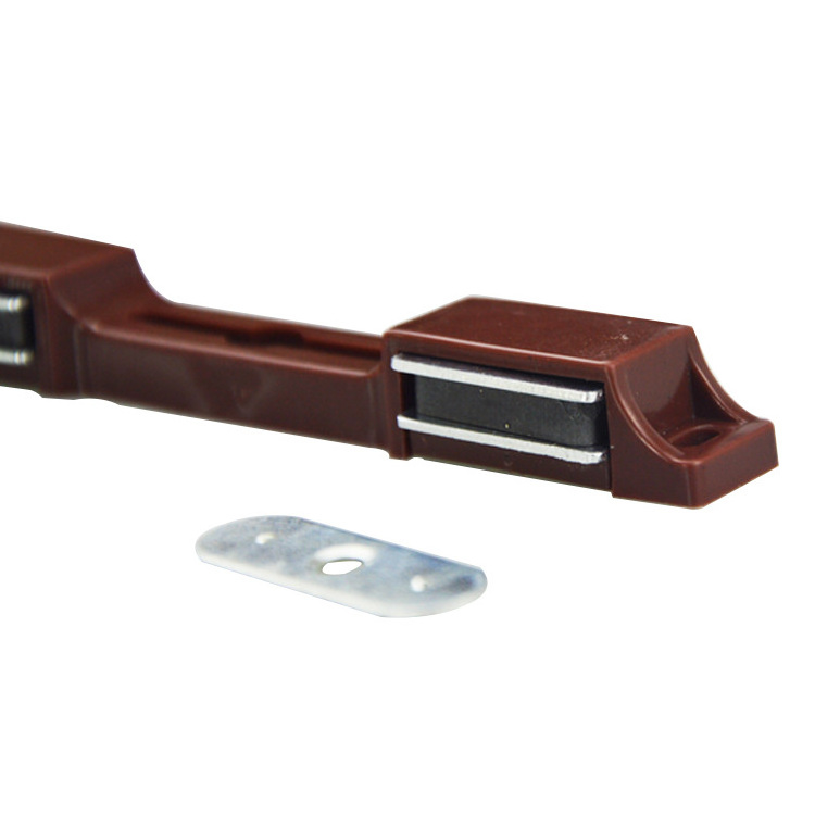 Wholesale F-804B Cabinet Magnet Latch Brown Magnetic Door Latch Lock for Cabinet Doors