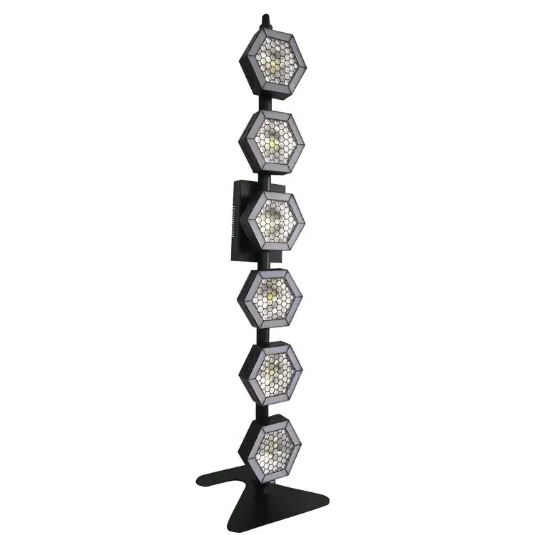 LED background light 6X60W retro light RGBW concert disco dj show event led stage lighting