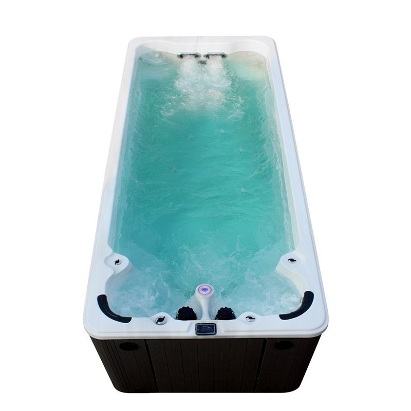 Used Aristech Acrylic spa hot tub Endless Swimming Pool 6 Meters Swimming Pools Fiberglass Endless Inground Swim Spa