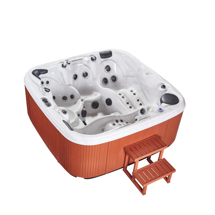 2020 High quality outdoor acrylic hydro massage bathtub with balboa system