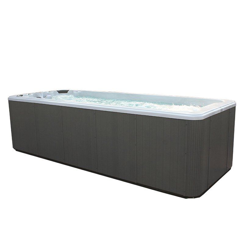 Used Aristech Acrylic spa hot tub Endless Swimming Pool 6 Meters Swimming Pools Fiberglass Endless Inground Swim Spa