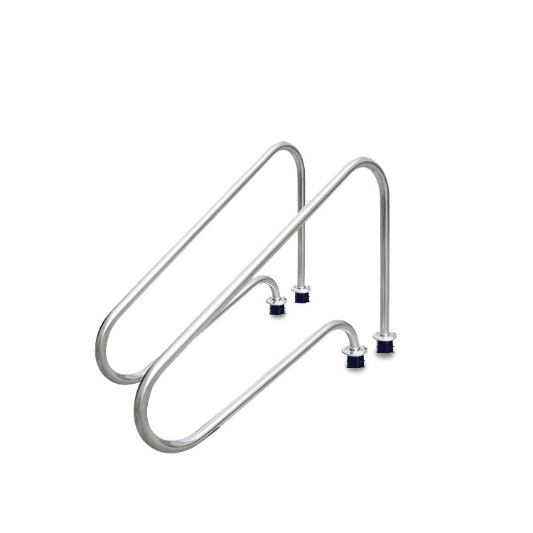 Removable stainless steel swimming pool handrail fittings accessory