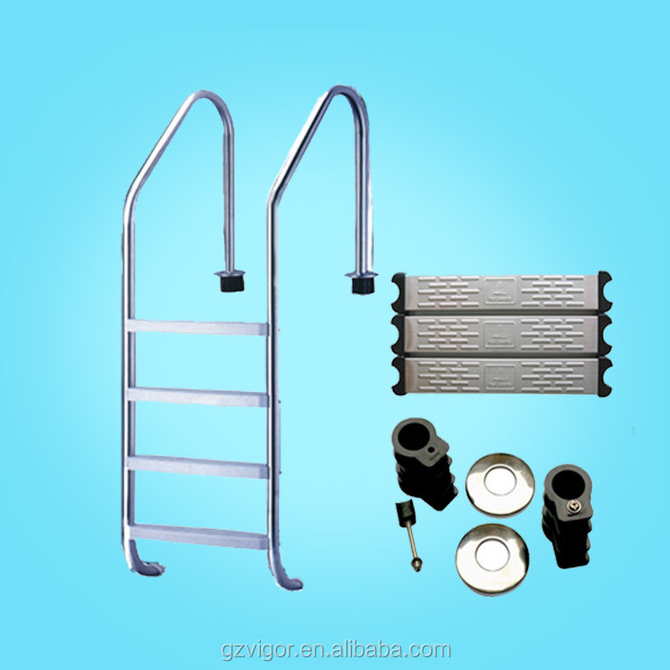 2022 China factory Guangzhou Hot Sale Factory Price Stainless Steel Swimming Pool Ladders 3 Steps Series Pool Ladder