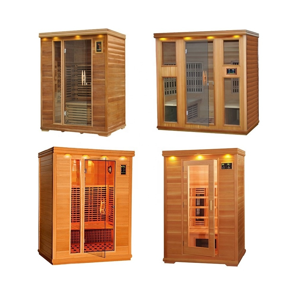 3-4 person used sauna for sale,wooden far infrared sauna,sauna room outdoor