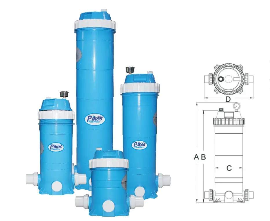 2023 Swimming Pool Filtration System cartridge Filter Swimming Pool Water Filter