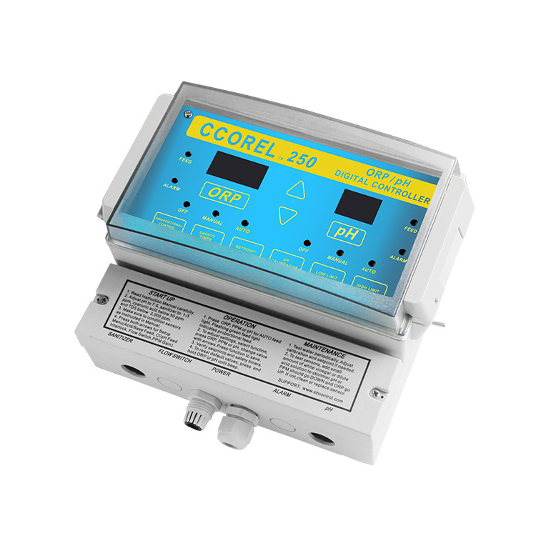 Automatic Swimming Pool Water Quality Monitor Measurement PH / ORP Sensor Analyzer Control System for Spa Pool  Water Treatment