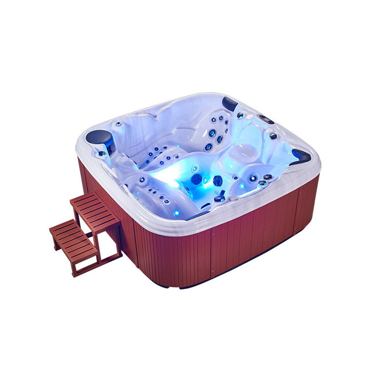 2020 High quality outdoor acrylic hydro massage bathtub with balboa system