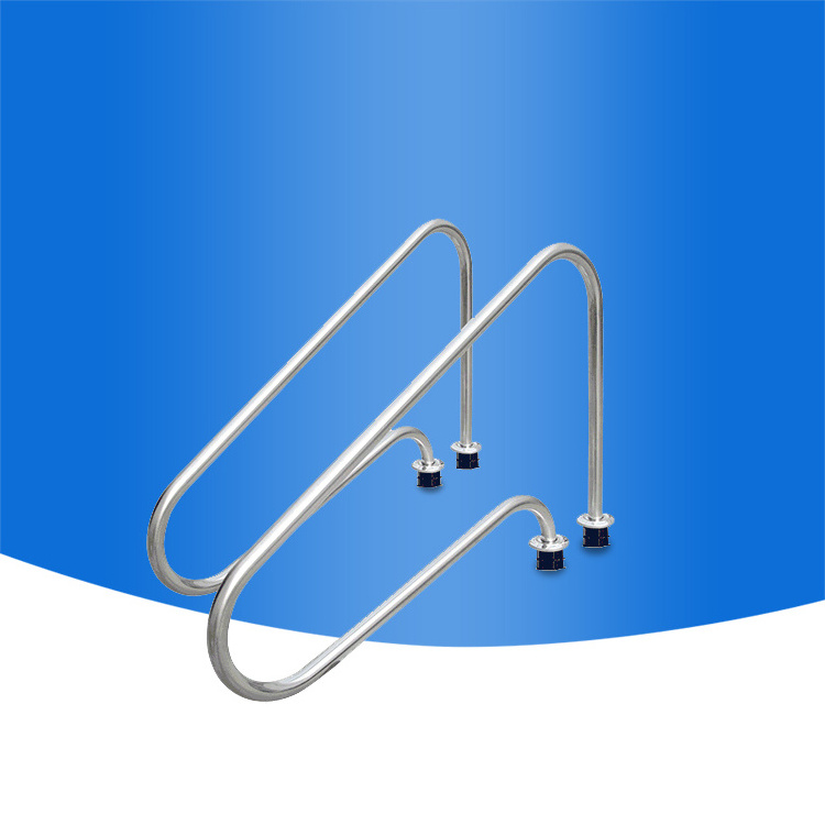 Removable stainless steel swimming pool handrail fittings accessory