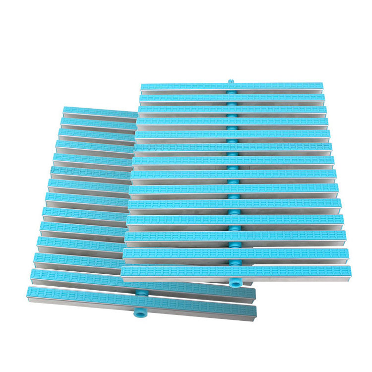 Factory Supply Swimming Pool Overflow Grating New Design Swimming Pool Gutter Drain with Aluminum Floor Grating Pool Surrounding