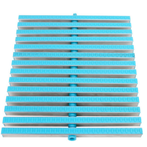 Factory Supply Swimming Pool Overflow Grating New Design Swimming Pool Gutter Drain with Aluminum Floor Grating Pool Surrounding