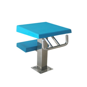 Durable fiberglass pool starting platform / swimming pool starting block