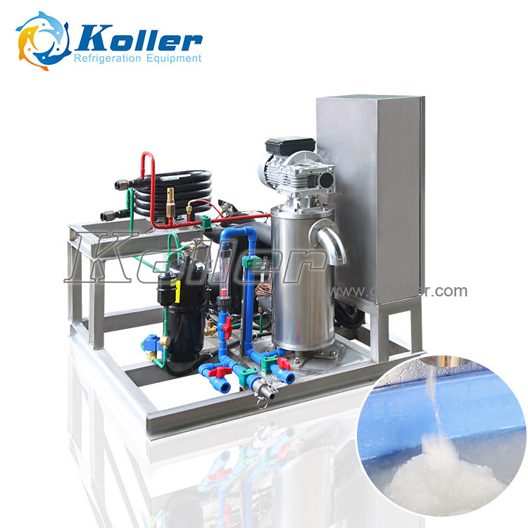 Koller 1 Tons/day Ice Vending Machine Slurry Ice Machine for Food Cooling Project Fishing Box Used