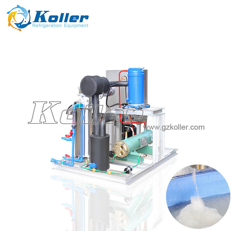 Koller SF30 3000kg/day 1 tons quick freezing seawater slurry ice making machine for fishery