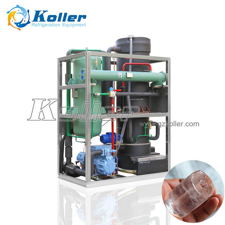 Hot-sale 5Tons/day Tube Ice Making Machine with Crystal Tube Ice for drinking shops and bars