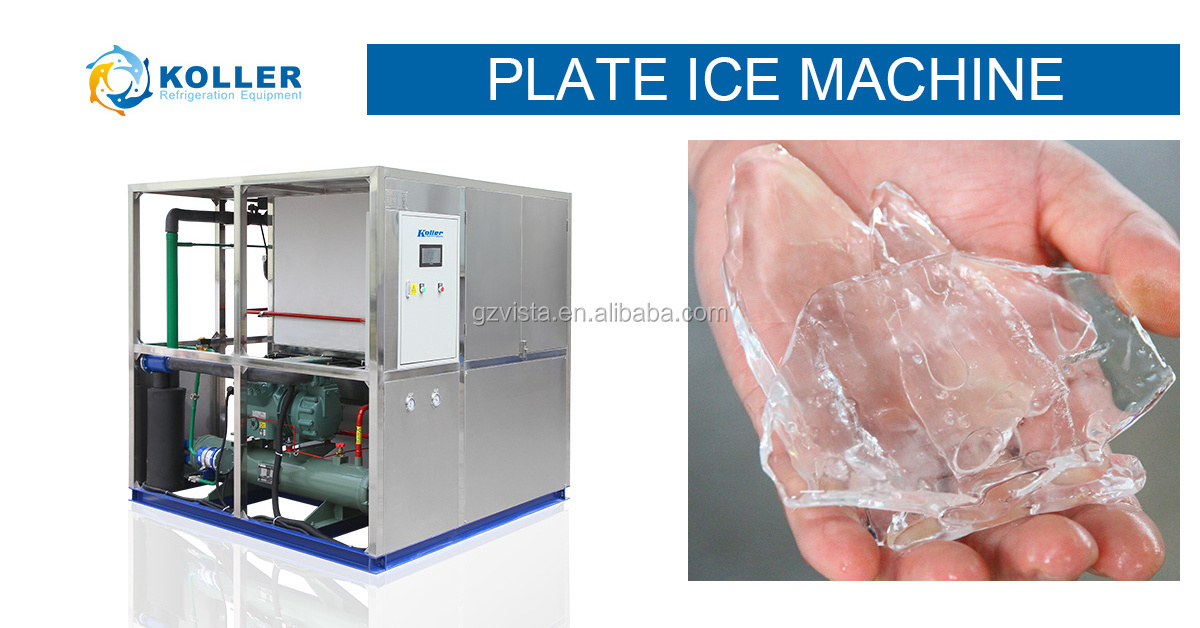 Industrial 5 Tons Plate Ice Machine Widely Used In Fishery PM50 KOLLER