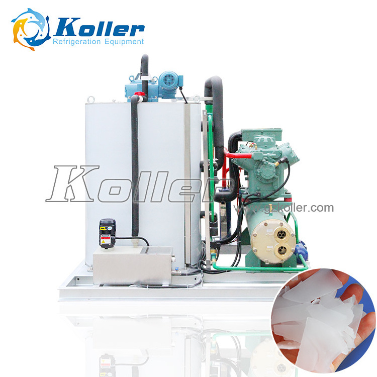 5 tons commercial ice maker for fishing boat flake ice making machine koller