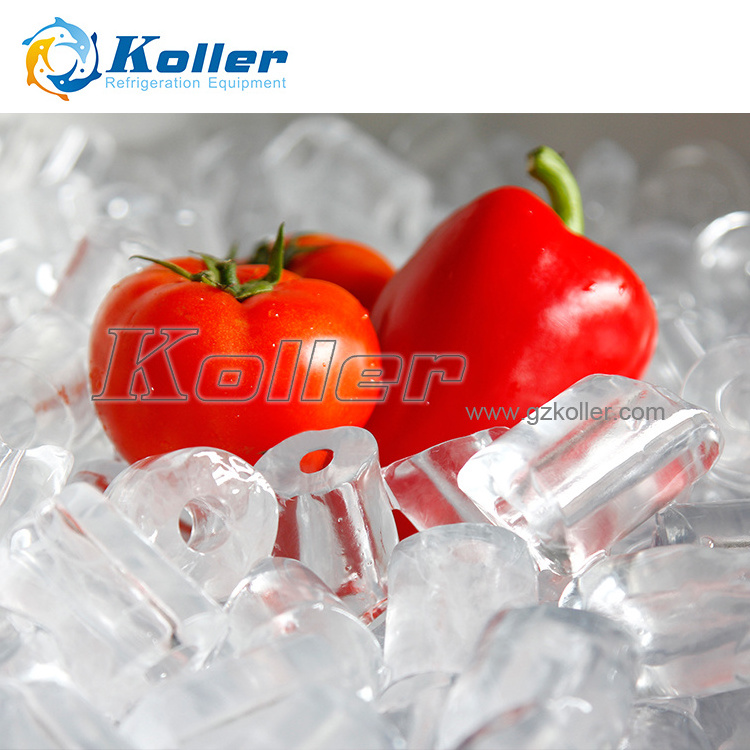 2-tons Air Cooling Tube Ice Machine for Whisky Beverage Cooling Edible Tube Ice Maker Koller