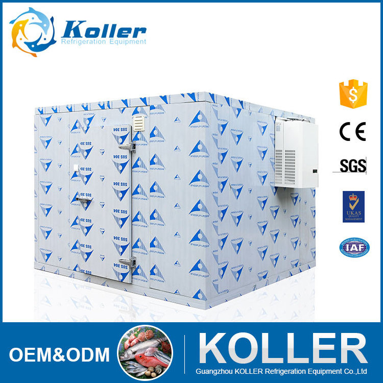 Koller Top Selling Storage Refrigeration Cooling System Cooler Rooms High Quality Walk-In Deep Freezer Cold Room For Seafood