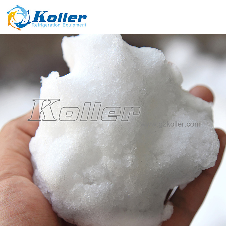 Industrial Commercial Automatic Shaved Ice Snow-flake High Quality Ice Making Machine Ice Slurry For Fishery Cooling 2000kg