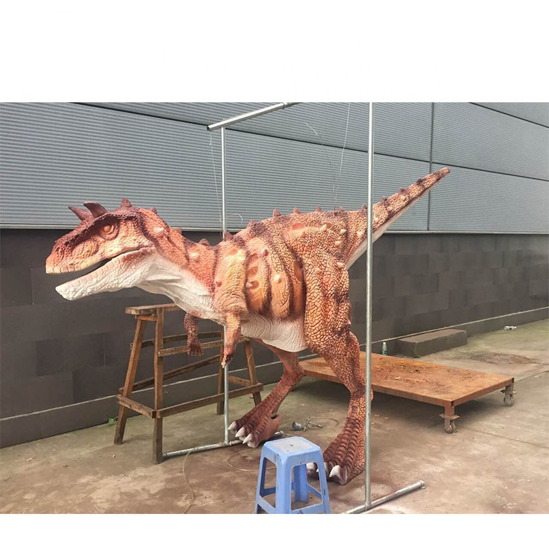 hand made realistic dinosaur costumes of velociraptor