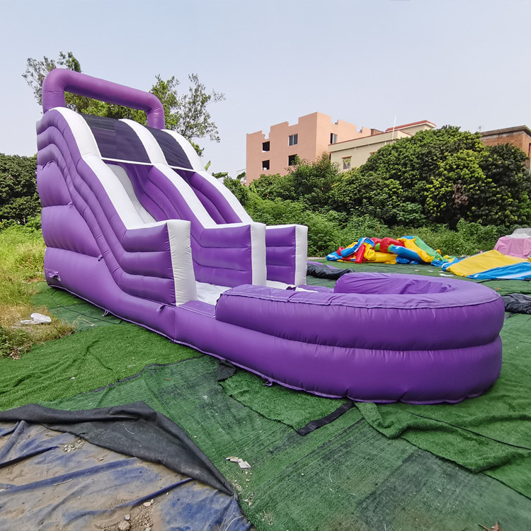 20ft curved backyard waterslides tobogan inflable bounce house commercial inflatable water slides clearance