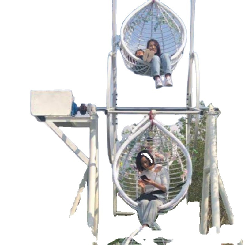 Waimar Scenic spot park playground amusement equipment rotating hanging basket happy mini ferris wheel