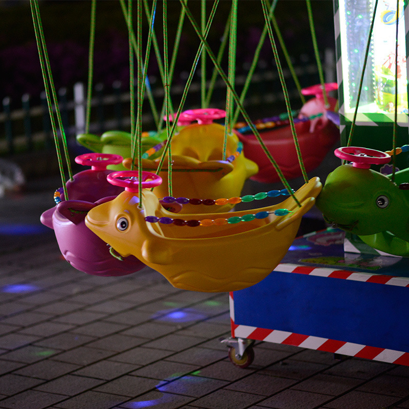 Cheap price swing flying fish kids amusement park ride