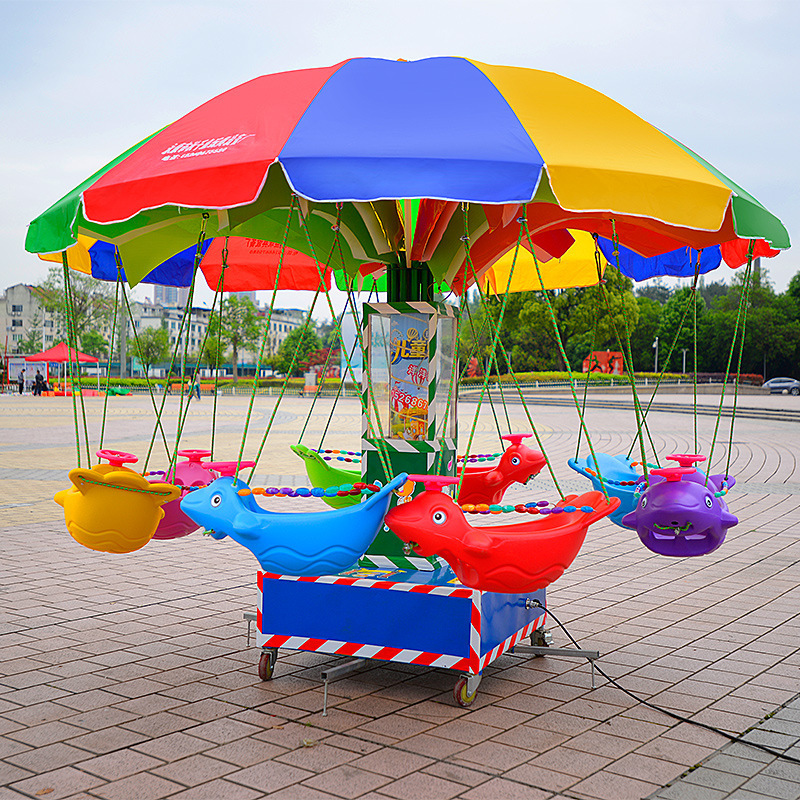 Cheap price swing flying fish kids amusement park ride