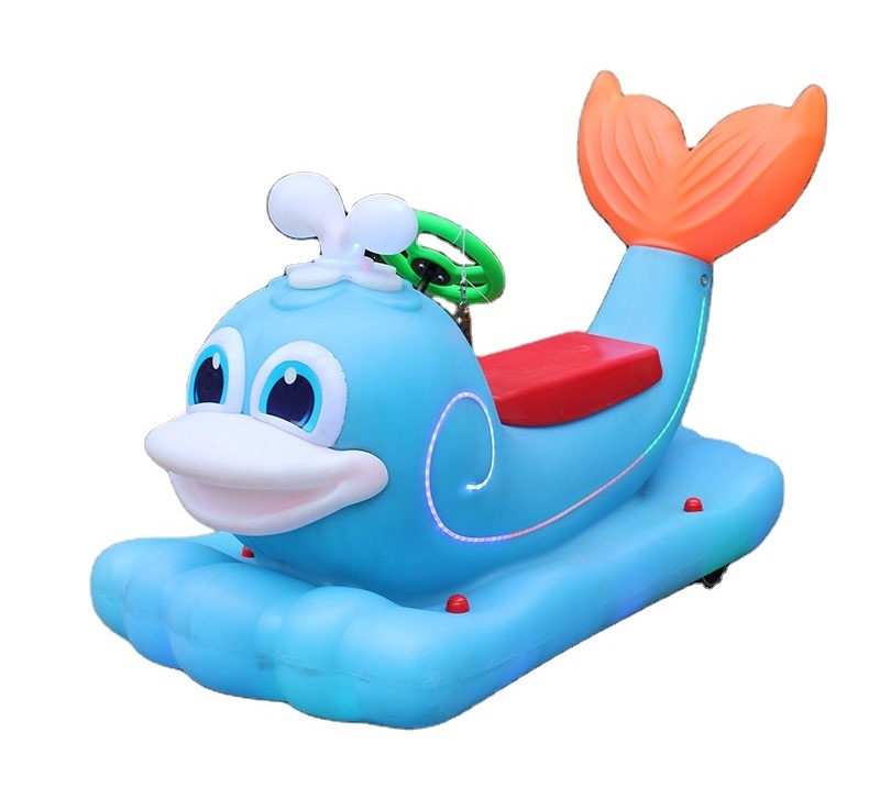 2023 New Bumper Cars Kids Toy Car Entertainment Ride On Car QQ Whale Amusement Park Rides