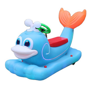 2023 New Bumper Cars Kids Toy Car Entertainment Ride On Car QQ Whale Amusement Park Rides