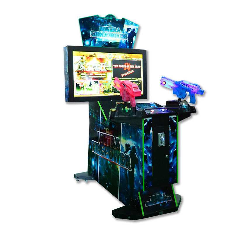 most popular arcade shooting game machine that shoots zombies same  Plants vs. Zombies