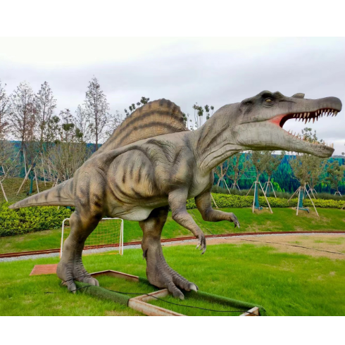 Customizable real life size realistic adult hidden leg dinosaur costume for amusement park sale