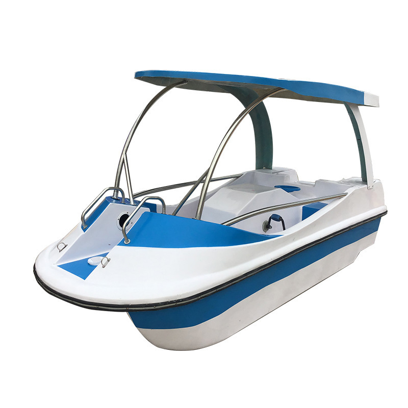 aqua pedal water bike boat with fiberglass material Rocket model pedal boat with 2 seats for sale