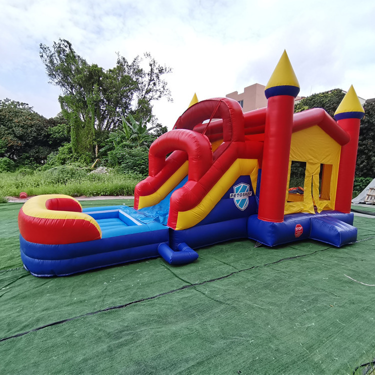 20ft curved backyard waterslides tobogan inflable bounce house commercial inflatable water slides clearance