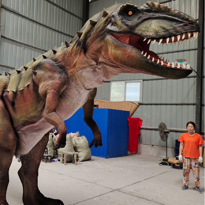 Factory customized 8M Tre dinosaur costume realistic adult dinosaur costume for sale