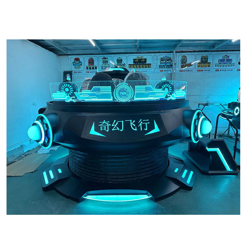 Indoor Amusement New Attractive 9d Virtual Reality Standing Crazy 360vr Ufo 5 Players Vr Arcade Machine