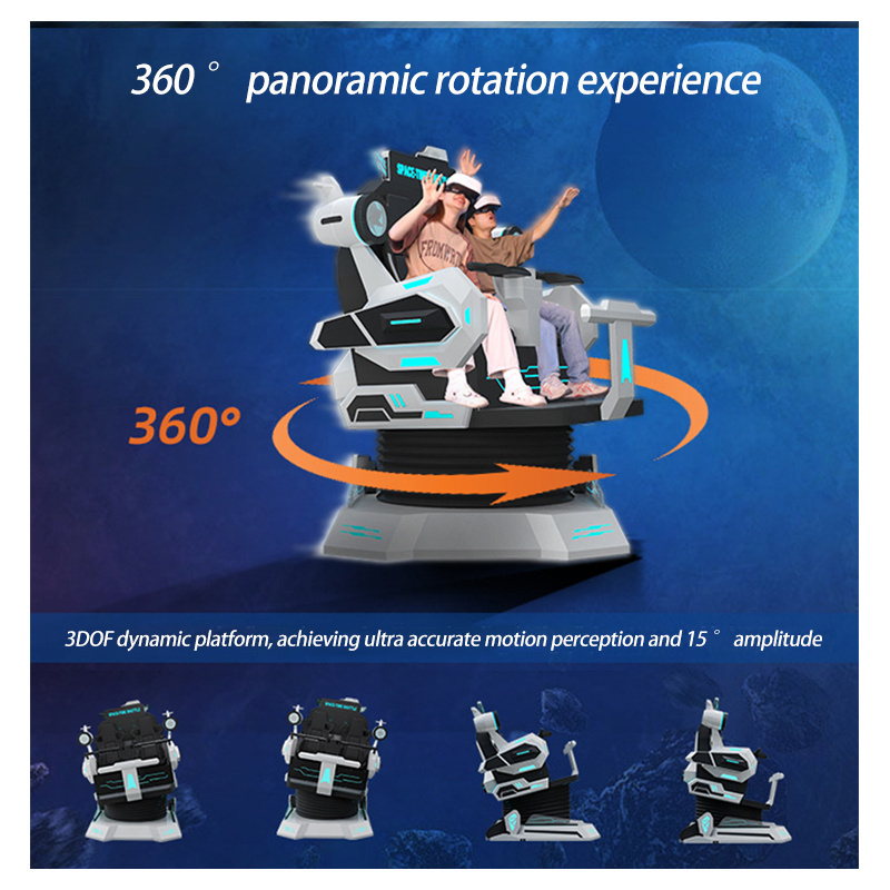 Vr Supplier Indoor Playground Virtual Reality Roller Coaster 9d 360 Vr Simulator