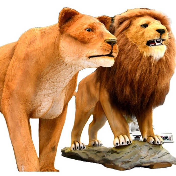 Animatroni Lion Realistic Handmade Animatronic model Life Size Lion for park