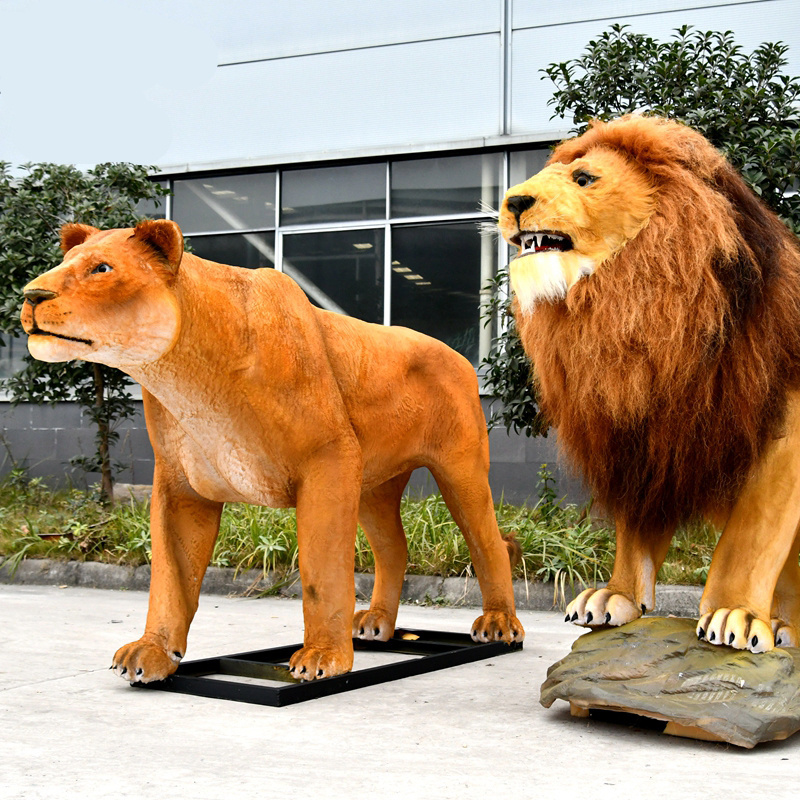 Animatroni Lion Realistic Handmade Animatronic model Life Size Lion for park