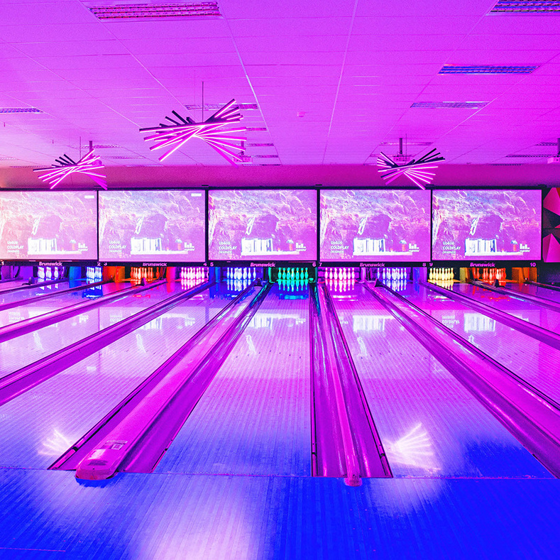 Indoor High End Design Recreation Center Bowling Lanes Complete Adult And Children Bowling Arena