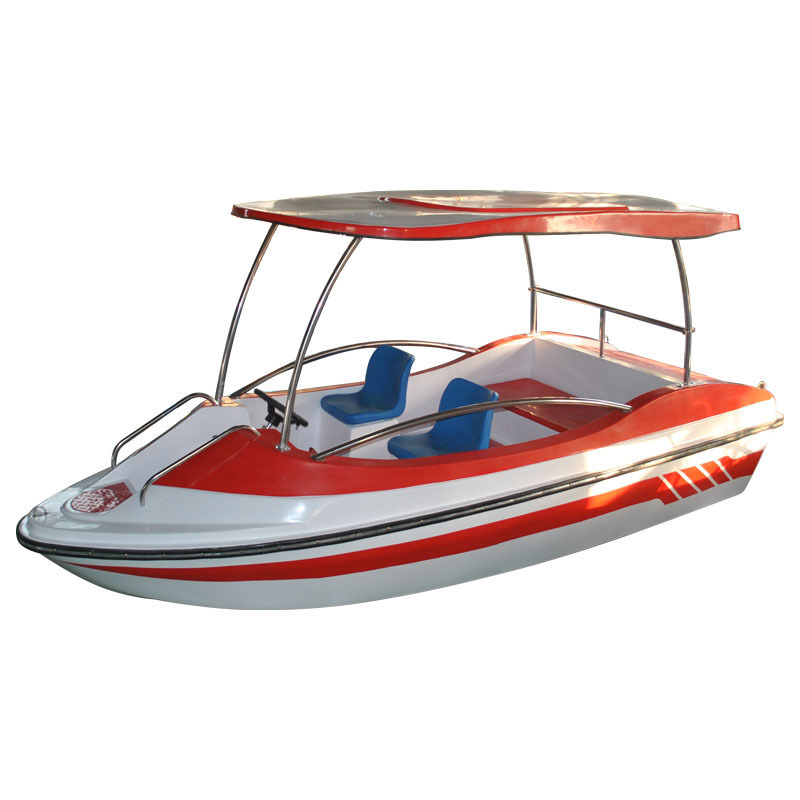 aqua pedal water bike boat with fiberglass material Rocket model pedal boat with 2 seats for sale