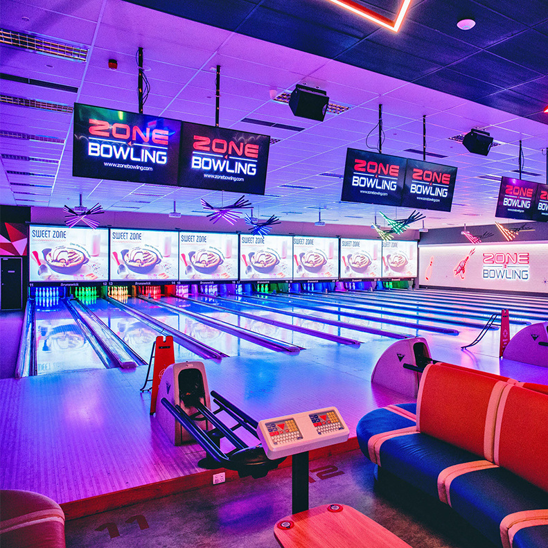 Indoor High End Design Recreation Center Bowling Lanes Complete Adult And Children Bowling Arena