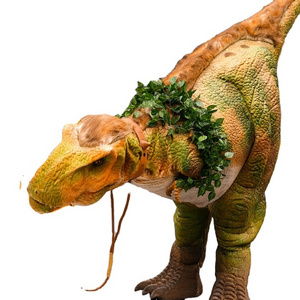 Realistic dinosaur costume lifelike walking hidden legs Trex dinosaur costume with feather