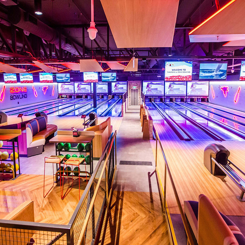 Indoor High End Design Recreation Center Bowling Lanes Complete Adult And Children Bowling Arena