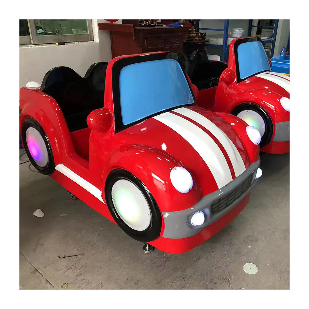 New kiddie rides  coin operated fiberglass swing electric car  small train  kiddie ride game machine