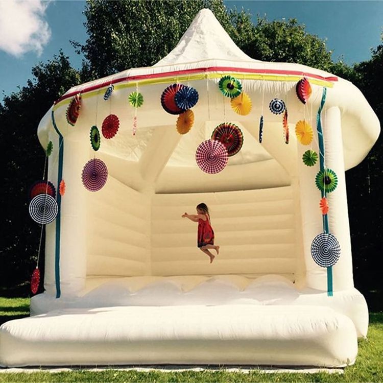 inflatable bounce white mini castle soft play for kids soft play area for baby